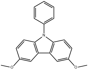 9H-Carbazole, 3,6-dimethoxy-9-phenyl- Struktur