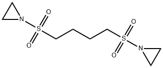 1,4-Bis(aziridin-1-ylsulfonyl)butane Struktur