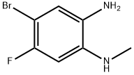 4-溴-5-氟-N1-甲基苯-1,2-二胺,1463836-99-8,结构式