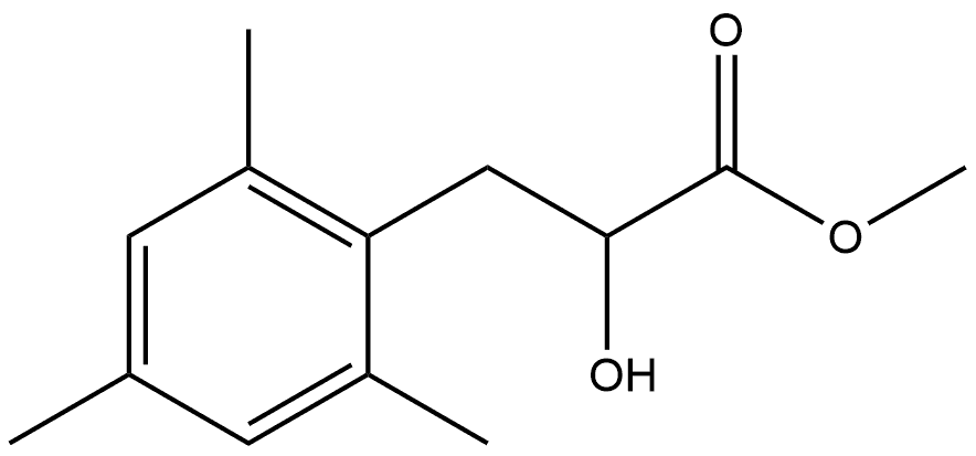 Methyl 2-Hydroxy-3-mesitylpropanoate Structure