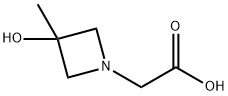 2-(3-Hydroxy-3-methylazetidin-1-yl)acetic acid Struktur