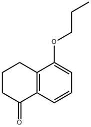 5-Propoxy-1,2,3,4-tetrahydronaphthalen-1-one 结构式