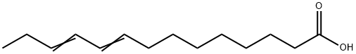9,11-tetradecadienoic acid Struktur
