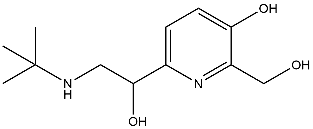 pirbuterol Structure