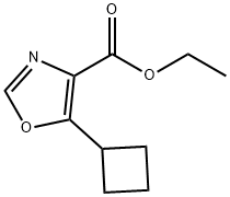 4-Oxazolecarboxylic acid, 5-cyclobutyl-, ethyl ester|5-环丁基恶唑-4-甲酸乙酯