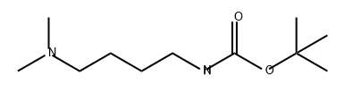 Carbamic acid, N-[4-(dimethylamino)butyl]-, 1,1-dimethylethyl ester Structure
