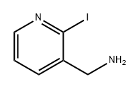 3-Pyridinemethanamine, 2-iodo-,1466565-66-1,结构式