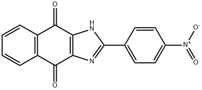 1H-Naphth[2,3-d]imidazole-4,9-dione, 2-(4-nitrophenyl)- Structure