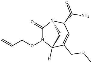 (1R,2S,5R)-4-(Methoxymethyl)-7-oxo-6-(2-
propen-1-yloxy)-1,6-diazabicyclo[3.2.1]oct-3-
ene-2-carboxamide Structure