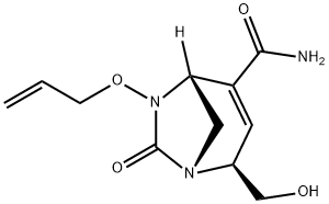(1R,2S,5R)-2-(Hydroxymethyl)-7-oxo-6-(2-
propen-1-yloxy)-1,6-diazabicyclo[3.2.1]oct-3-
ene-4-carboxamide Structure