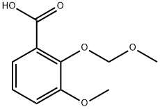 Benzoic acid, 3-methoxy-2-(methoxymethoxy)- Struktur