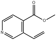 methyl 3-ethenylpyridine-4-carboxylate 化学構造式