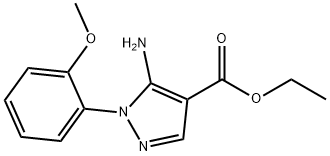 1H-Pyrazole-4-carboxylic acid, 5-amino-1-(2-methoxyphenyl)-, ethyl ester