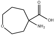 4-氨基氧杂环庚烷-4-羧酸,1467823-14-8,结构式