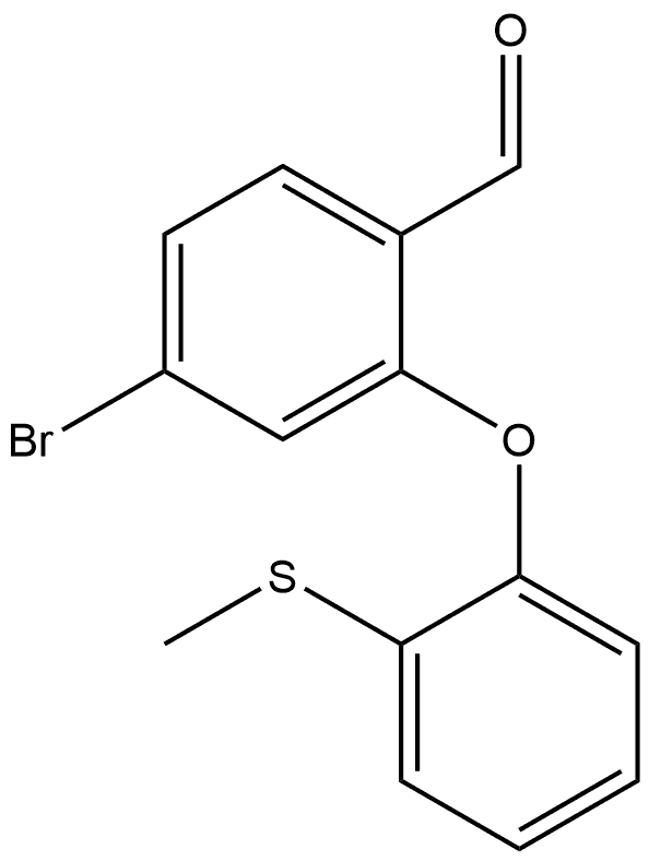 4-Bromo-2-[2-(methylthio)phenoxy]benzaldehyde|