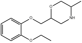 2-[(2-Ethoxyphenoxy)methyl]-5-methylmorpholine Structure
