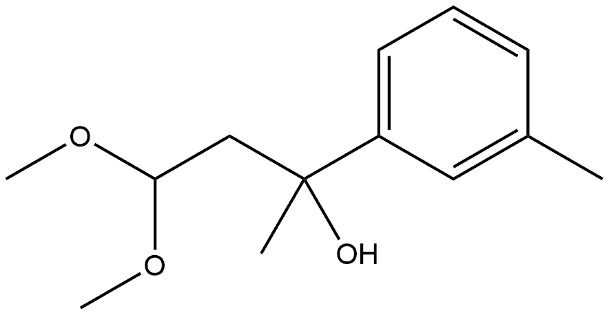 1468436-30-7 Benzenemethanol, α-(2,2-dimethoxyethyl)-α,3-dimethyl-