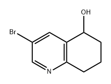 5-Quinolinol, 3-bromo-5,6,7,8-tetrahydro- Struktur