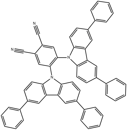 1469707-57-0 4,5-bis(3,6-diphenyl-9H-carbazol-9-yl)phthalonitrile