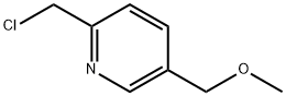 2-(chloromethyl)-5-(methoxymethyl)pyridine Struktur