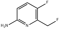 2-Pyridinamine, 5-fluoro-6-(fluoromethyl)- Structure