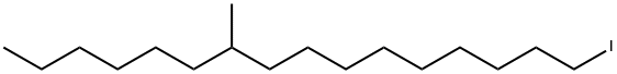 Hexadecane, 1-iodo-10-methyl- Structure