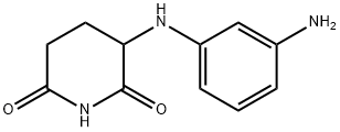 2,6-Piperidinedione, 3-[(3-aminophenyl)amino]-|3-((3-氨基苯基)氨基)哌啶-2,6-二酮3-((3-氨基苯基)氨基)哌啶-2,6-二酮