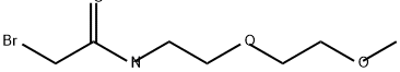 溴乙酰氨-一聚乙二醇-甲氧基,1472743-97-7,结构式