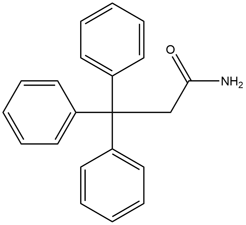 β,β-Diphenylbenzenepropanamide Structure