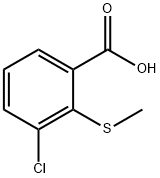 3-氯-2-(甲硫基)苯甲酸,147460-60-4,结构式