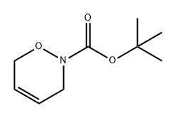 2H-1,2-Oxazine-2-carboxylic acid, 3,6-dihydro-, 1,1-dimethylethyl ester Structure