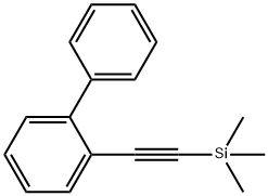 1,1'-Biphenyl, 2-[2-(trimethylsilyl)ethynyl]-,147492-79-3,结构式