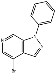 4-BroMo-1-phenyl-1H-pyrazolo[3,4-c]pyridine 结构式
