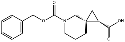 5-Azaspiro[2.5]octane-1,5-dicarboxylic acid, 5-(phenylmethyl) ester, cis- (9CI) 结构式