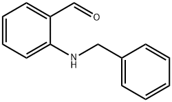 Benzaldehyde, 2-[(phenylmethyl)amino]- Struktur