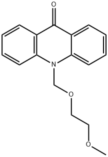 10-[(2-甲氧基乙氧基)甲基]吖啶-9(10H)-酮,147643-41-2,结构式