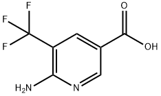 6-氨基-5-(三氟甲基)烟酸,1476762-30-7,结构式