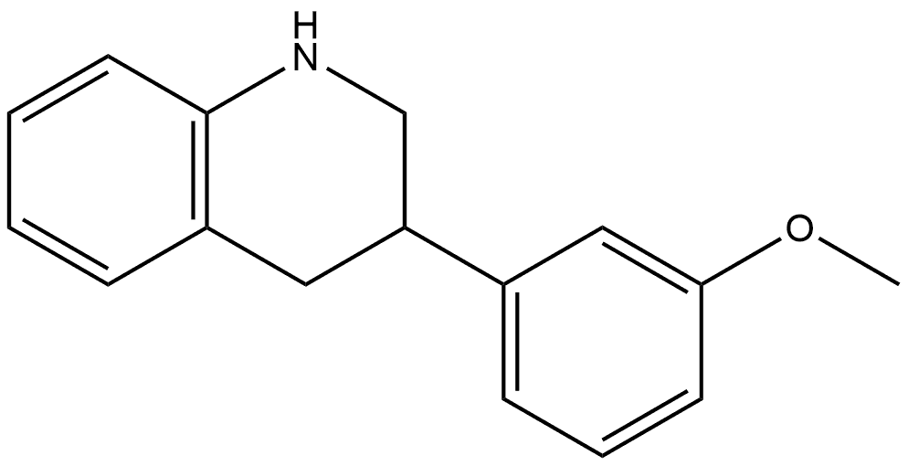 1,2,3,4-Tetrahydro-3-(3-methoxyphenyl)quinoline|