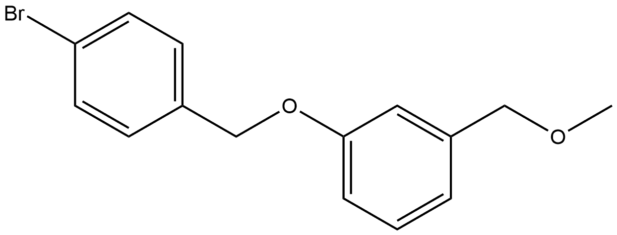 1-[(4-Bromophenyl)methoxy]-3-(methoxymethyl)benzene 结构式