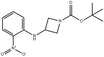 1,1-Dimethylethyl 3-[(2-nitrophenyl)amino]-1-azetidinecarboxylate Struktur