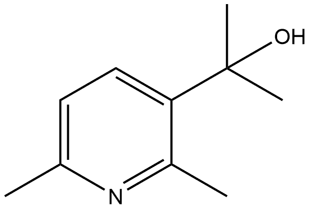 α,α,2,6-Tetramethyl-3-pyridinemethanol 结构式