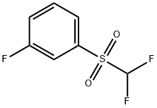 Difluoromethyl 3-fluorophenyl sulphone Structure