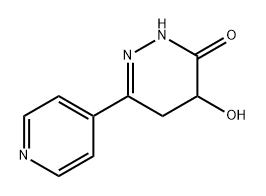 3(2H)-Pyridazinone, 4,5-dihydro-4-hydroxy-6-(4-pyridinyl)-