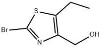 4-Thiazolemethanol, 2-bromo-5-ethyl- 化学構造式