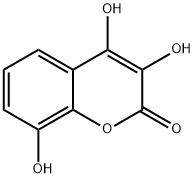 2H-1-Benzopyran-2-one, 3,8-trihydroxy >=95% (LC/MS-UV) 结构式