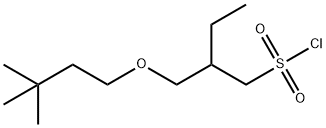 1-Butanesulfonyl chloride, 2-[(3,3-dimethylbutoxy)methyl]- Struktur