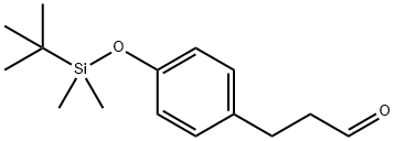 Benzenepropanal, 4-[[(1,1-dimethylethyl)dimethylsilyl]oxy]- Struktur