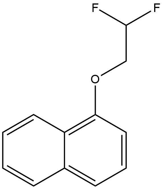 1-(2,2-Difluoroethoxy)naphthalene Structure
