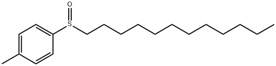 Benzene, 1-(dodecylsulfinyl)-4-methyl- Structure