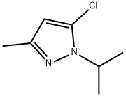 1H-Pyrazole, 5-chloro-3-methyl-1-(1-methylethyl)- 化学構造式